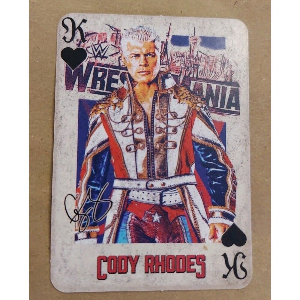 2026 WWE CODY RHODES Wrestlemania 42 Hot Topic Exclusive Card
